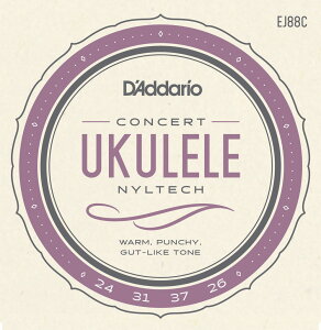 D'Addario EJ88C Nyltech RT[gENZbg[__I][EJ-88C][Nylon,iC][Concert Ukulele][String]