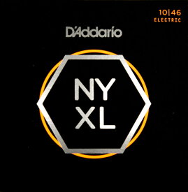 D'Addario 10-46 NYXL1046 Nickel Wound Regular Light 新品[ダダリオ][ニッケルワウンド][レギュラーライト][エレキギター弦,string]