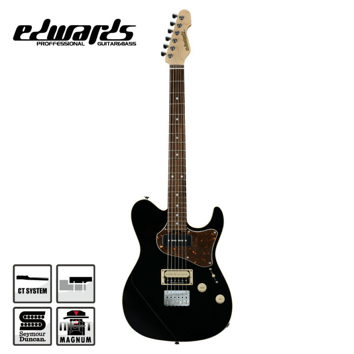 楽天市場】Edwards E-THROBBER -Black- 新品 ブラック[エドワーズ][ESP  
