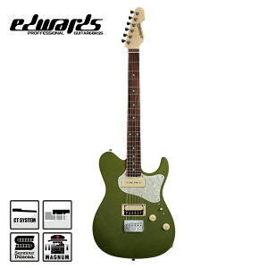Edwards E-THROBBER -Leaf Green Metallic- Vi [tO[^bN[Gh[Y][ESPuh][X[o[][Telecaster,eLX^[][][Electric Guitar,GLM^[]
