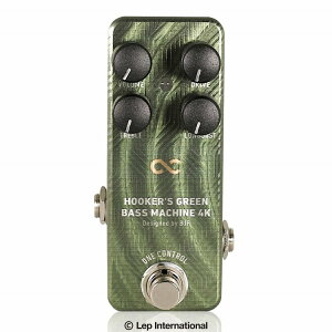 One Control HOOKER'S GREEN BASS MACHINE 4K �V�i �x�[�X�p�I�[�o�[�h���C�u[�����R���g���[��][�t�b�J�[�Y�O���[���x�[�X�}�V��][Overdrive][Effector,�G�t�F�N�^�[]