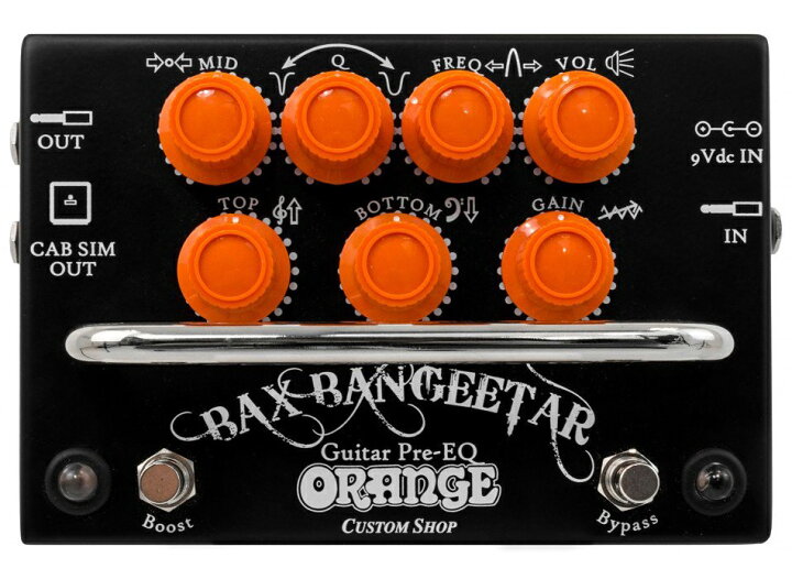 楽天市場】Orange Bax Bangeetar Guitar Pre-EQ Black 新品[オレンジ  