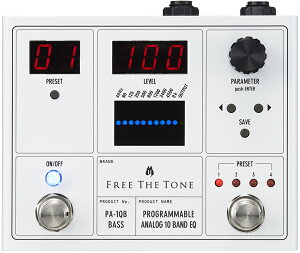 Free The Tone PROGRAMMABLE ANALOG 10 BAND EQ PA-1QB Vi x[XpfW^CRCU[[t[Ug[][vO][Equalizer][GtFN^[,Effector]