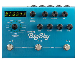 �y�A�_�v�^�[�t!!�zstrymon BigSky �V�i ���o�[�u[�X�g���C����][Damage Control,�_���[�W�R���g���[��][�r�b�O�X�J�C][Reverb][Effector,�G�t�F�N�^�[]