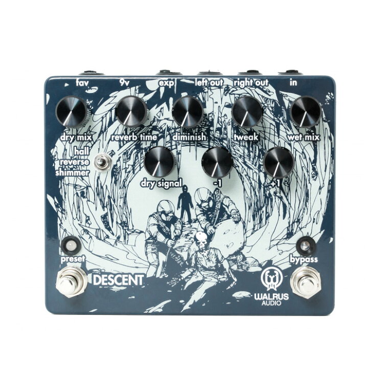 楽天市場】WALRUS AUDIO DESCENT 新品 リバーブ/オクターブ[ウォルラス 