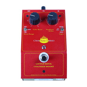 �y�󒍐��Y�zChandler Limited Little Devil Colored Boost �V�i �n�C�G���h�J���[�u�[�X�^�[[�`�����h���[���~�e�b�h][���g���f�r���J���[�h�u�[�X�g][Overdrive,Booster][Effector,�G�t�F�N�^�[]