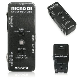 MOOER Micro DI 新品 ダイレクトインプットBOX[ムーア][マイクロ][Direct Input][Effector,エフェクター]
