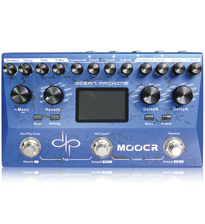 楽天市場】Mooer Ocean Machine 新品 ディレイ/リバーブ/ルーパー 