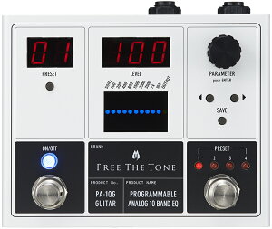 Free The Tone PROGRAMMABLE ANALOG 10 BAND EQ PA-1QG Vi M^[pfW^CRCU[[t[Ug[][vO][Equalizer][GtFN^[,Effector]