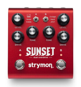 strymon SUNSET �V�i �I�[�o�[�h���C�u[�X�g���C����][�T���Z�b�g][Overdrive][Effector,�G�t�F�N�^�[]