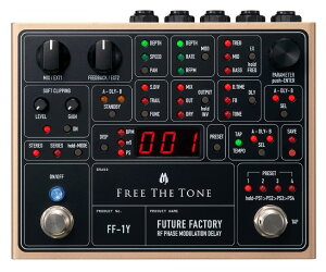 Free The Tone FF-1Y �V�i ���W�����[�V����/�f�W�^���f�B���C[�t���[�U�g�[��][Future Factory,�t���[�`���[�t�@�N�g���[][Modulation][Digital Delay][Effector,�G�t�F�N�^�[]