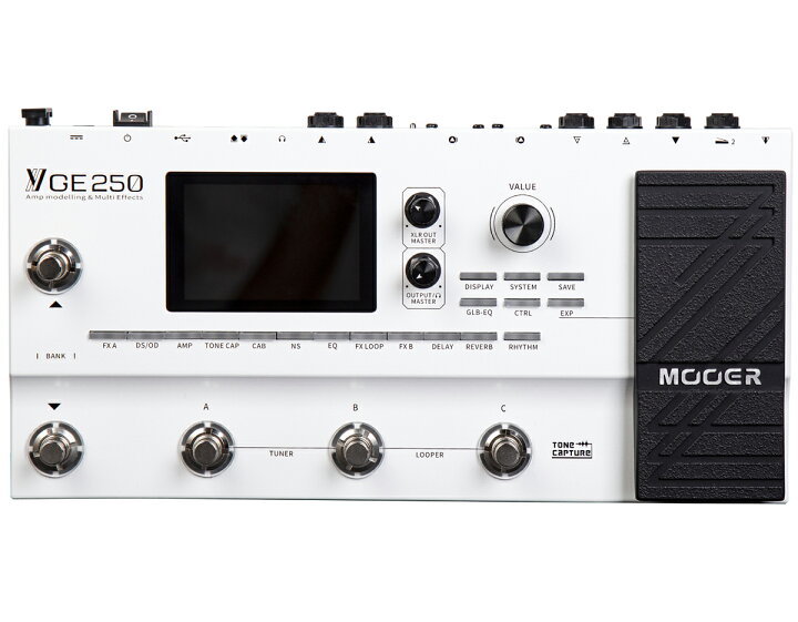 楽天市場】Mooer GE250 アンプ/エフェクト/キャビネットモデリング 