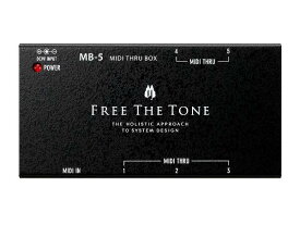 FREE THE TONE MB-5 MIDI THRU BOX 新品 [フリーザトーン][スルーボックス][Effector,エフェクター]