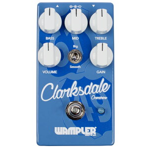 Wampler Pedals Clarksdale �V�i [�����v���[][�N���[�N�X�f�[��][Overdrive,�I�[�o�[�h���C�u][Effector,�G�t�F�N�^�[]
