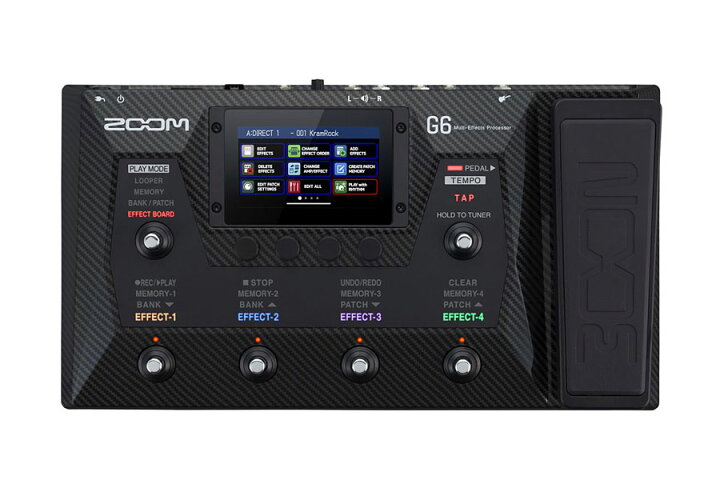 楽天市場】ZOOM G6 新品[ズーム][マルチ][Effector,エフェクター 
