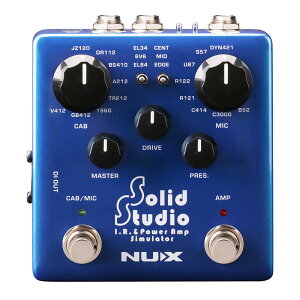 NUX Solid Studio �V�i IR & �p���[�A���v�V�~�����[�^�[[�j���[�G�b�N�X][�\���b�h�X�^�W�I][IR,Power Amp Simulator][Effector,�G�t�F�N�^�[]