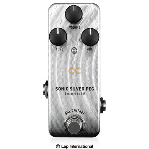 One Control Sonic Silver Peg �V�i[�����R���g���[��][�\�j�b�N�V���o�[�y�O][Bass Overdrive,�x�[�X�p�I�[�o�[�h���C�u][Effector,�G�t�F�N�^�[]
