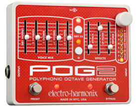 electro-harmonix POG2 新品 ポリフォニック・オクターブ・ジェネレーター[エレクトロハーモニクス][ポグ2][Octaver,オクターバー][Effector,エフェクター]