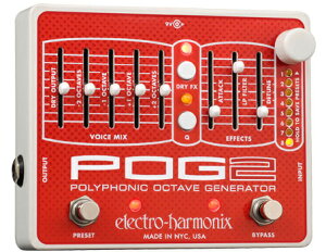 electro-harmonix POG2 �V�i �|���t�H�j�b�N�E�I�N�^�[�u�E�W�F�l���[�^�[[�G���N�g���n�[���j�N�X][�|�O2][Octaver,�I�N�^�[�o�[][Effector,�G�t�F�N�^�[]
