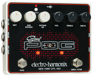 electro-harmonix Soul POG Multi Effect: Nano POG + Soul Food �V�i[�G���N�g���n�[���j�N�X,�G���n��][�\�E���|�O][Overdrive,�I�[�o�[�h���C�u][Octaver,�I�N�^�[�o�[][Effector,�}���`�G�t�F�N�^�[][����]