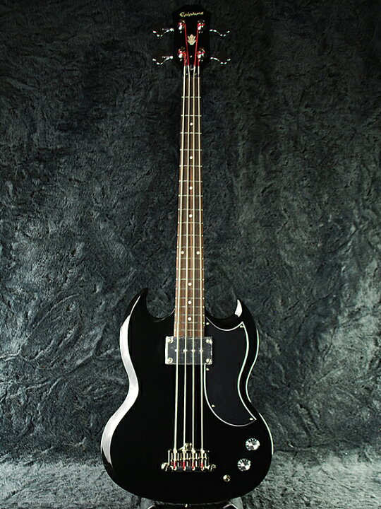 楽天市場】Epiphone EB-0 新品 エボニー[エピフォン][SGベース][Ebony  