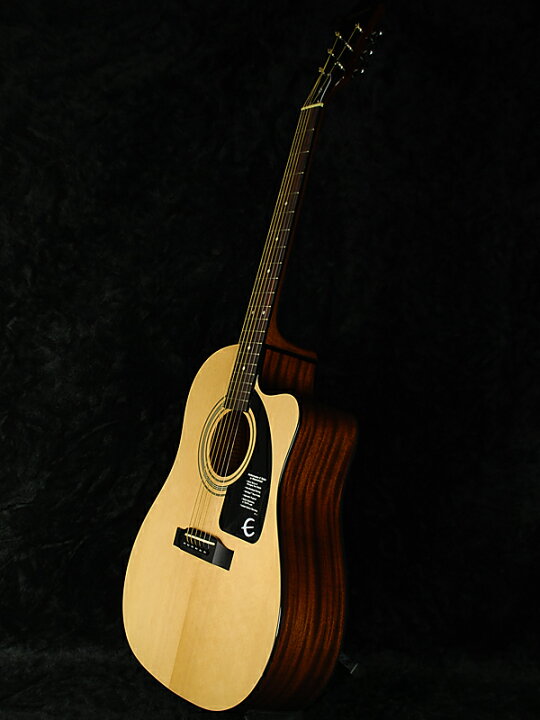 楽天市場】Epiphone AJ-100CE NAT 新品 ナチュラル[エピフォン 