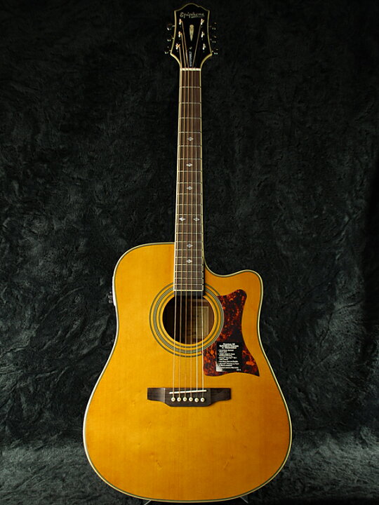 楽天市場】Epiphone DR-500MCE 新品 オール単板ボディ[エピフォン 