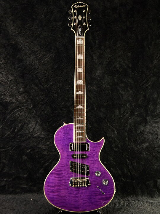 楽天市場】Epiphone Nighthawk Custom Quilt Trans Purple 新品 