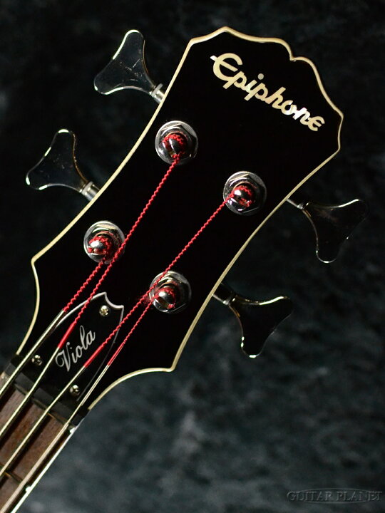 楽天市場】Epiphone Viola Bass 新品 ヴィンテージサンバースト 