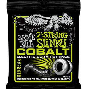 ERNIE BALL 10-56 #2728 Cobalt 7-String Regular Slinky[アーニーボール][レギュラースリンキー][7弦用][エレキギター弦,string]