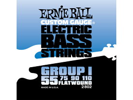 ERNIE BALL 55-110 #2802 Group I 新品 フラットワウンド弦[アーニーボール][Flatwound][ベース弦,String]