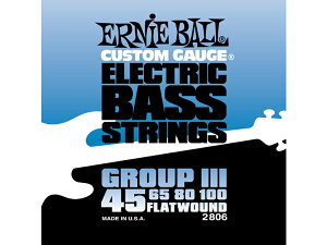 ERNIE BALL 45-100 #2806 Group III �V�i �t���b�g���E���h��[�A�[�j�[�{�[��][Flatwound][�x�[�X��,String]