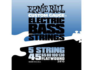 ERNIE BALL 45-130 #2810 5String �V�i 5���x�[�X�p �t���b�g���E���h��[�A�[�j�[�{�[��][Flatwound][�x�[�X��,String]