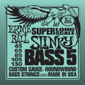 ERNIE BALL 45-130 #2850 Super Long Scale Slinky Bass5 5Zbg[A[j[{[][X[p[OXP[,35C`][XL[][x[X,String]