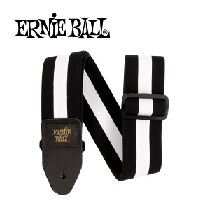 ERNIE BALL Stretch Comfort Racer White Strap �M�^�[�X�g���b�v[�A�[�j�[�{�[��][P05327][�z���C�g,��][Guitar Strap][�M�^�[/�x�[�X�p]
