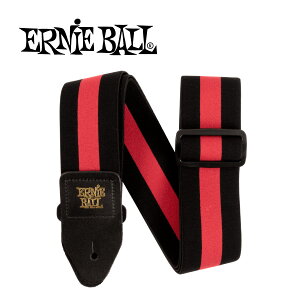 ERNIE BALL Stretch Comfort Racer Red Strap M^[Xgbv[A[j[{[][P05329][bh,][Guitar Strap][M^[/x[Xp]