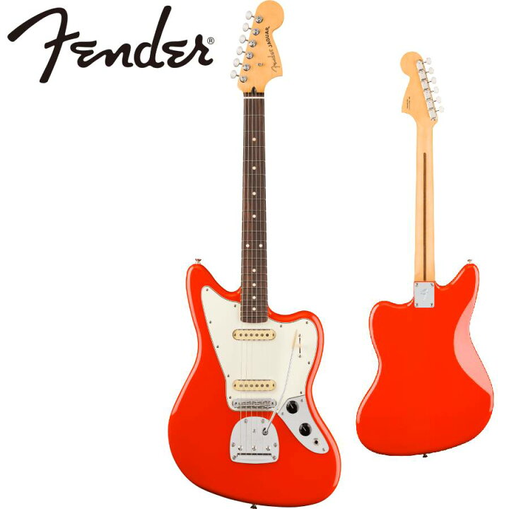 楽天市場】Fender Player II Jaguar Coral Red/Rosewood 新品  