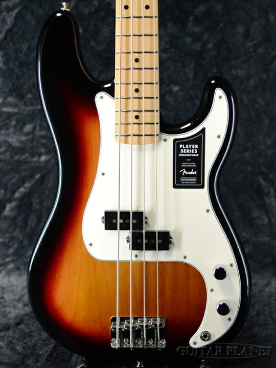 楽天市場】Fender Player Precision Bass -3-Color Sunburst / Maple 
