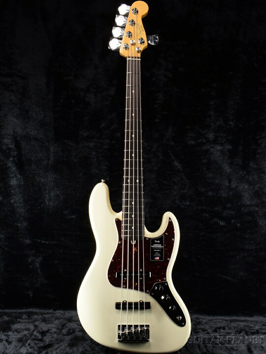 楽天市場】Fender USA American Professional II Jazz Bass V -Olympic 