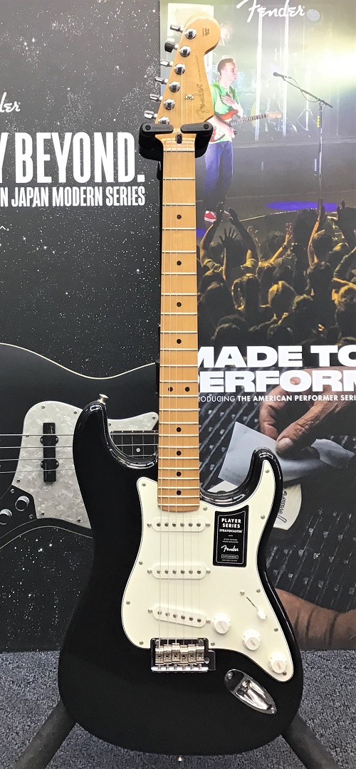 売れ筋ランキングも掲載中 Fender Mexico Player Stratocaster -Black- 新登場 新品 MX1917649 3.56kg ストラトキャスタータイプ Electric Guitar ブラック エレキギター プレイヤー 黒 フェンダー