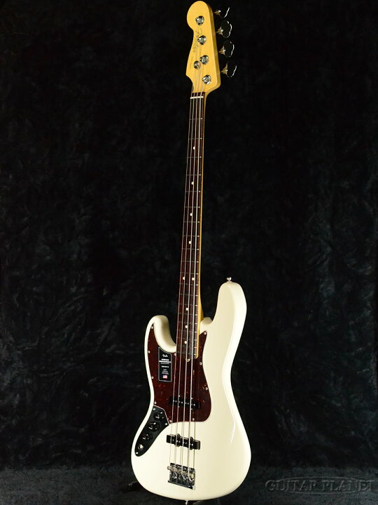 Fender Jazz Bass ホワイトストラップ付き レフティー（Fender Made in 