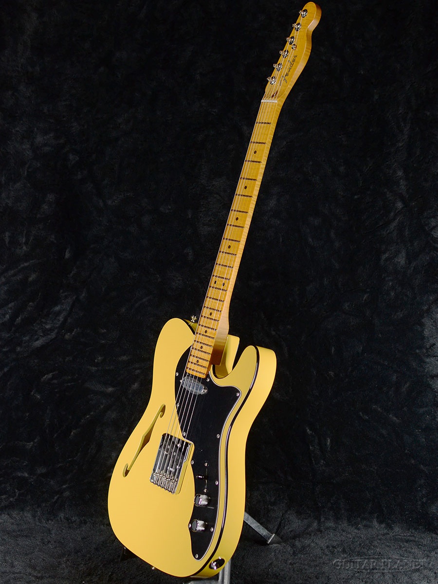 Fender USA Britt Daniel Tele Thinline -Amarillo Gold-  新品[フェンダー][Telecaster,テレキャスターシンライン][Yellow,ゴールド,イエロー,金,黄][Electric  Guitar,エレキギター] | ギタープラネット