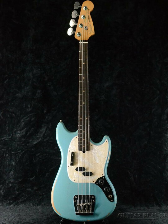 楽天市場】Fender Mexico JMJ Road Worn Mustang Bass -Faded Daphne  