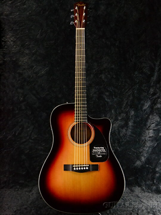 楽天市場】Fender CD-60CE Sunburst 新品[フェンダー][CD60CE][サン 