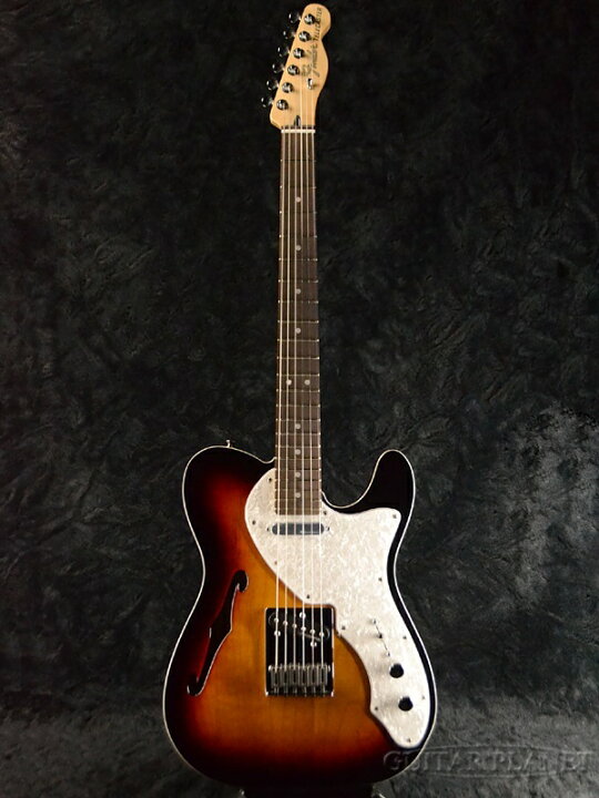 楽天市場】Fender Deluxe Telecaster Thinline -3Clolor Sunburst 