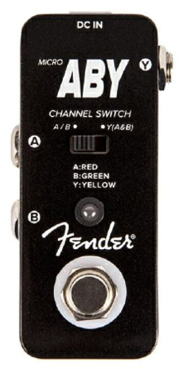 Fender Micro ABY 新品 ラインセレクター[フェンダー][マイクロペダル][Line  Selector][Effector,エフェクター] ギタープラネット