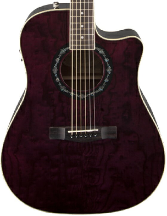 楽天市場】Fender T-Bucket 300CE Quilt Ash 新品 Trans Violet 