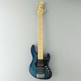 FgN(FUJIGEN) J-Standard ~Mighty Jazz~ JMJ52-ASH-M/SBB (See-Thru Blue Burst) 新品[フジゲン,富士弦][国産][ブルーバースト,青][5弦][Jazz Bass,ジャズベースタイプ][Electric Bass,エレキベース]