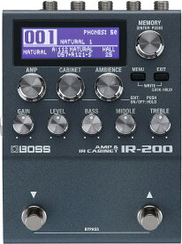 BOSS IR-200 AMP&CABINET PROCESSOR新品 アンプ・キャビネットシミュレーター[ボス][Effector,エフェクター]