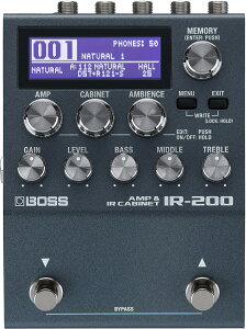 BOSS IR-200 AMP&CABINET PROCESSOR�V�i �A���v�E�L���r�l�b�g�V�~�����[�^�[[�{�X][Effector,�G�t�F�N�^�[]